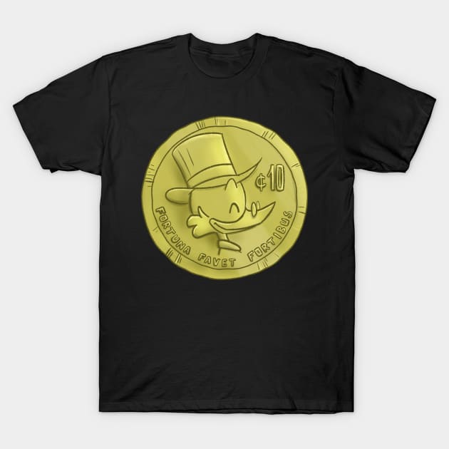 Scrooge Mcducks First Dime T-Shirt by Kylah0h